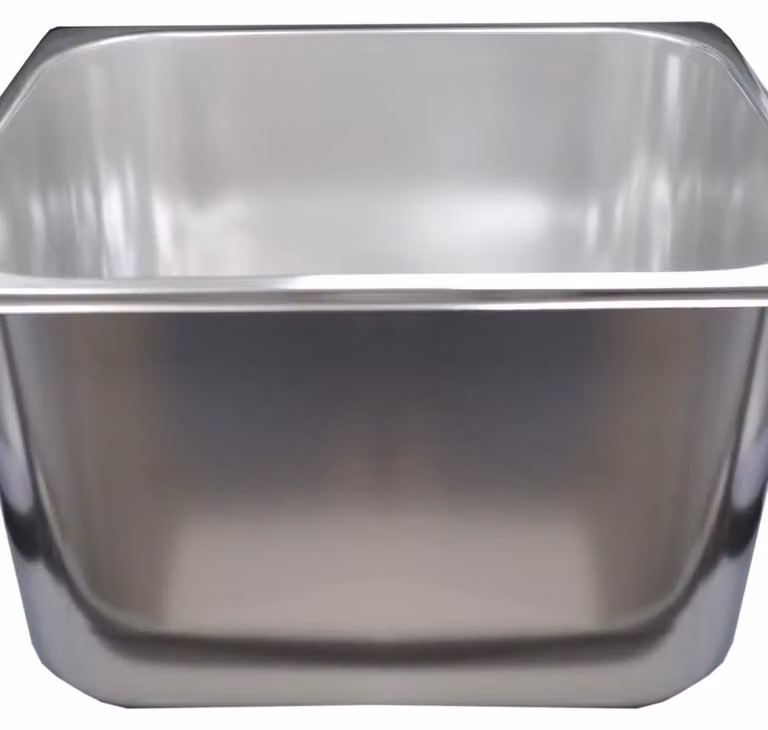 Lavello Gastronorm in acciaio inox - 33x30x20 cm