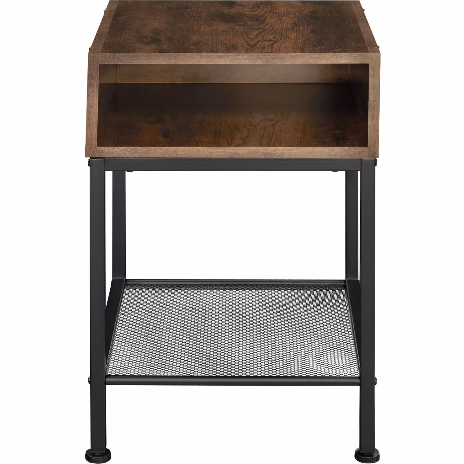 Comodino Harlow TecTake in stile industriale color marrone con finitura opaca L/P/H: 40,5 x 40,5 x 59 cm – 3