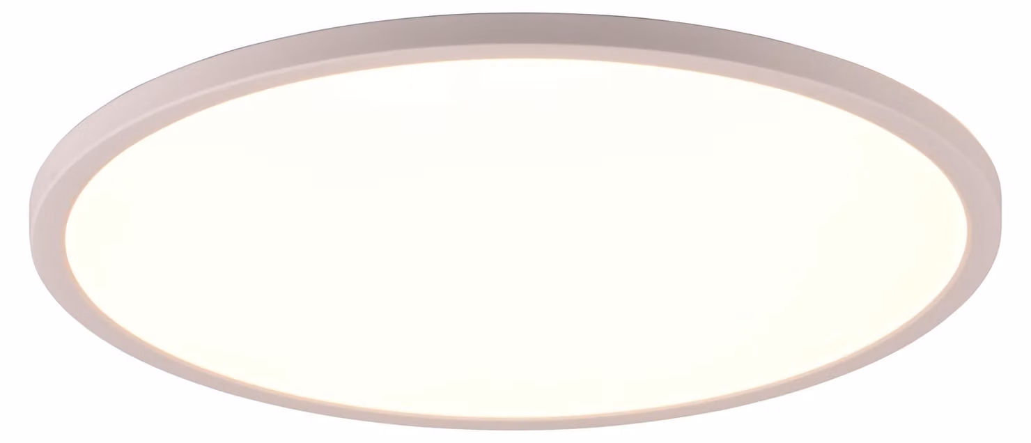 Plafoniera LED rotonda con telecomando AUREO bianca 30W, tonalità di bianco 3600 lm, materiale plastico, dimensioni: 2x40x40 cm, IP20, RL