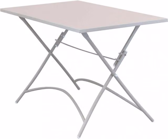 Tavolo Bristol Cosma rettangolare in metallo con piano pieghevole L: 110 cm, P: 70 cm