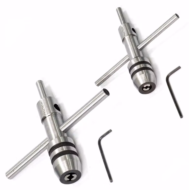 Set di maschi per filettatura, 2 pezzi, tipo a vite elicoidale, da 1,6 a 12,7 mm
