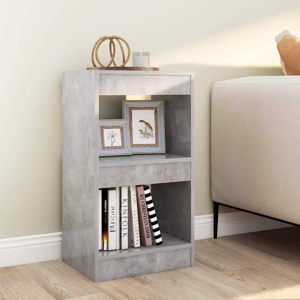 Libreria/Divisorio vidaXL Grigio, L 40 cm x P 30 cm x H 72 cm