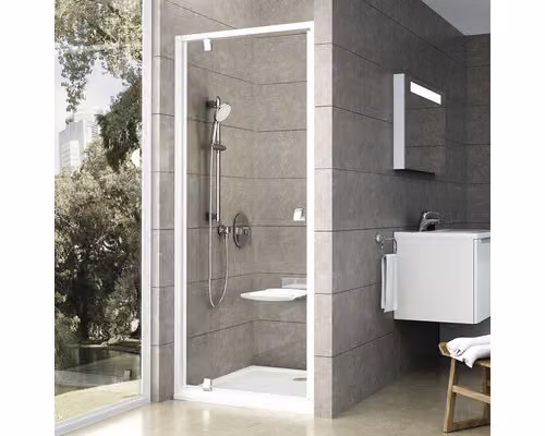 Porta doccia RAVAK Pivot PDOP1-90 bianco+trasparente 03G70100Z1