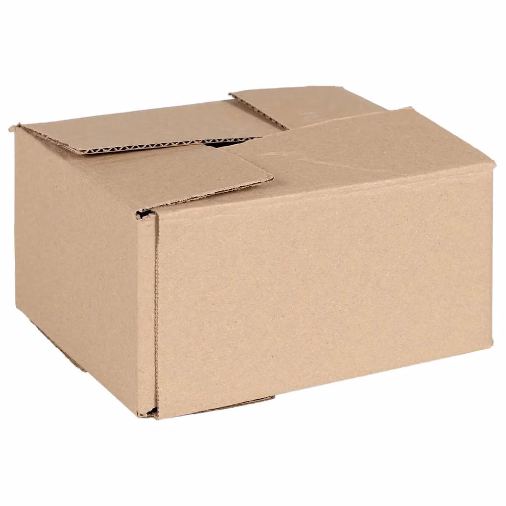 Set di 50 scatole pieghevoli vidaXL in cartone ondulato color beige, L 20 cm x P 15 cm x H 10 cm