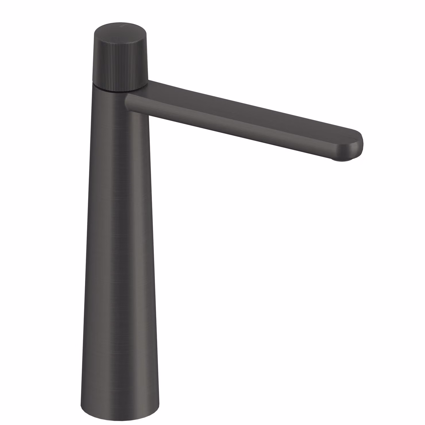 SANYCCES DEDAL ColdOpen Miscelatore lavabo con finitura plissettata Altezza bocca 245 mm metallo grezzo