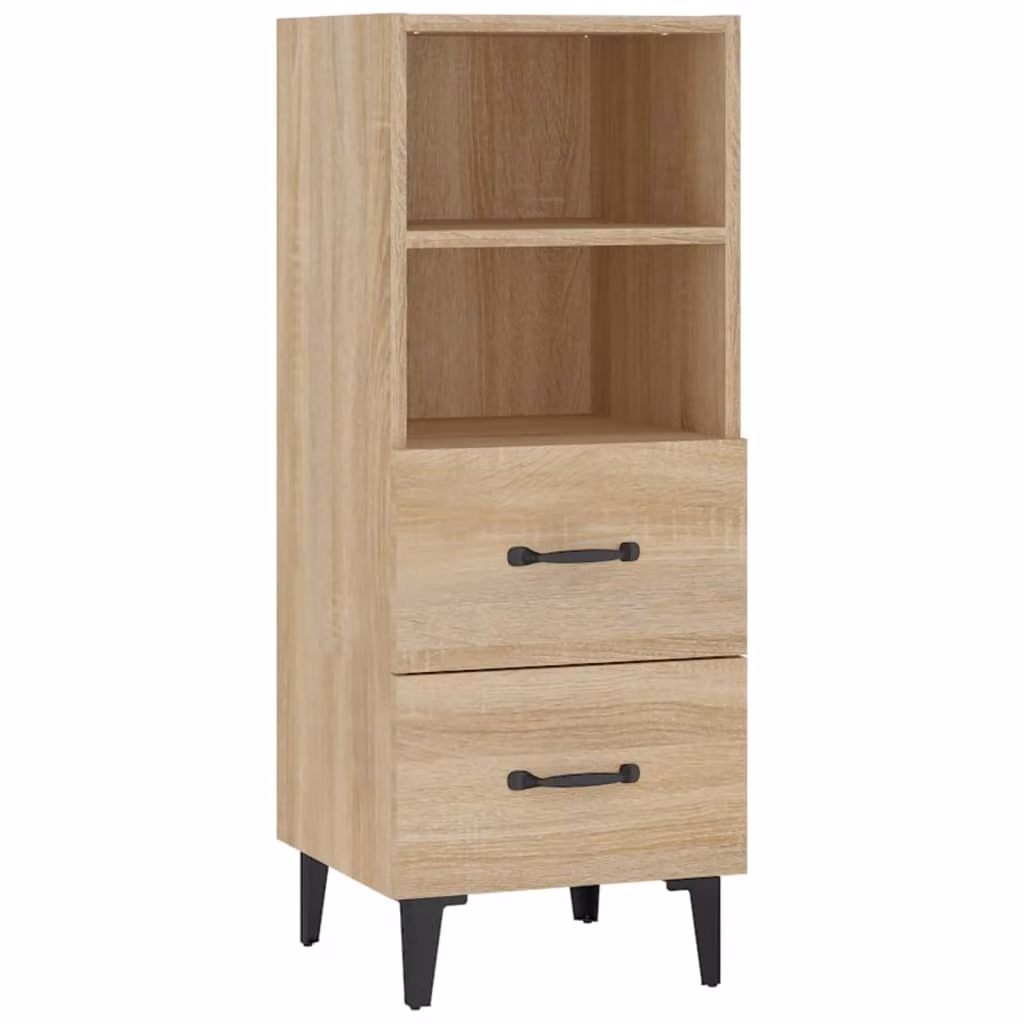 Credenza Rovere Sonoma 34,5x34x90 cm in Legno Multistrato
