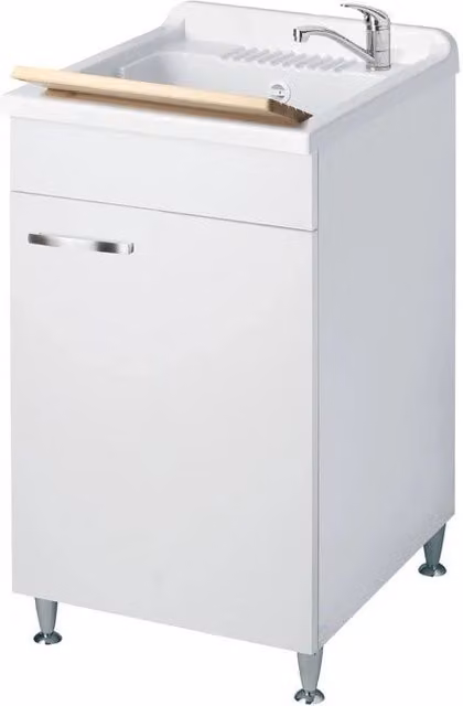 Lavatoio 50x50 a una anta con cestelllo - serie Classica