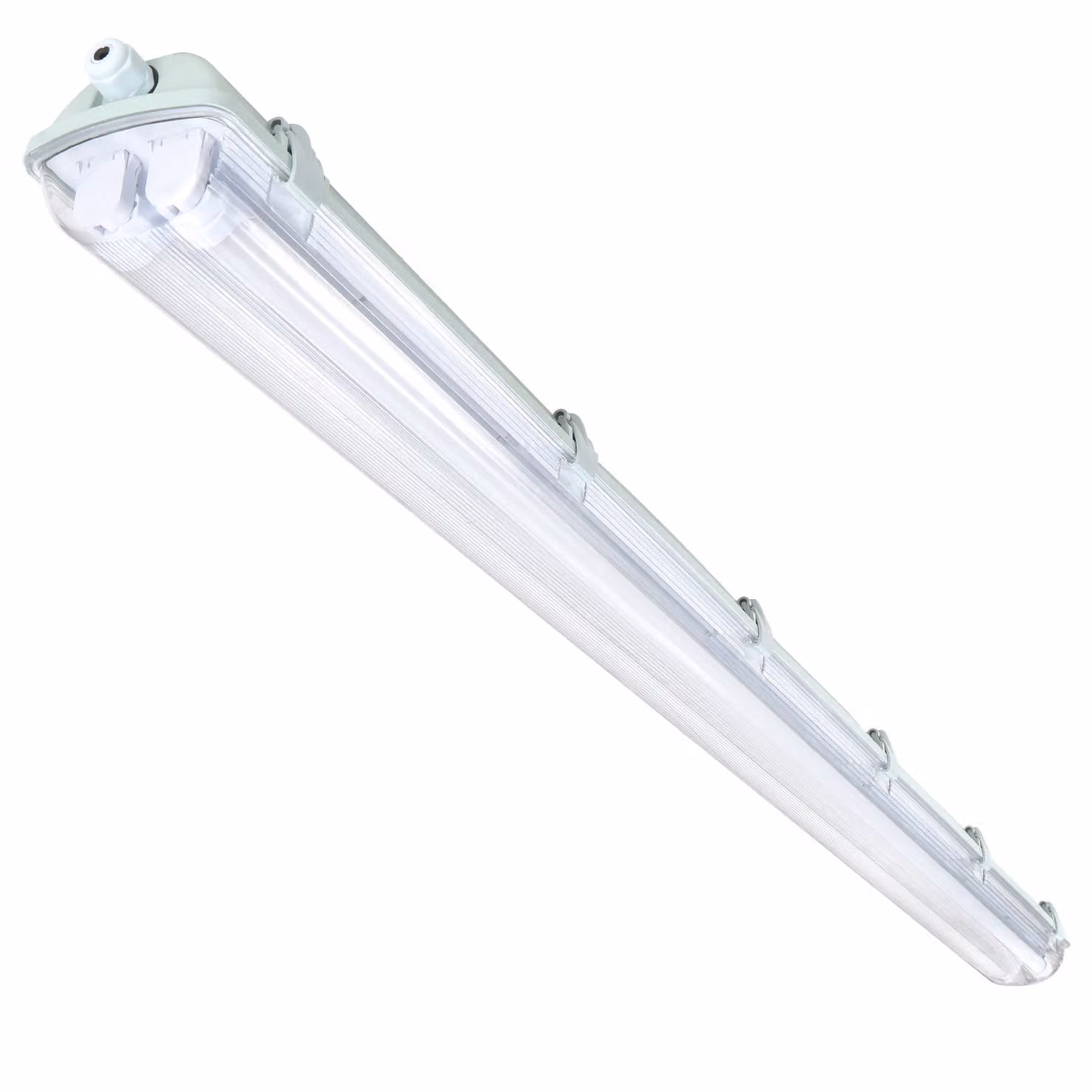 Jopassy LED Luce per ambienti umidi Luce per scantinati Luce per bagni Luce fluorescente per scantinati 150 cm Bianco freddo