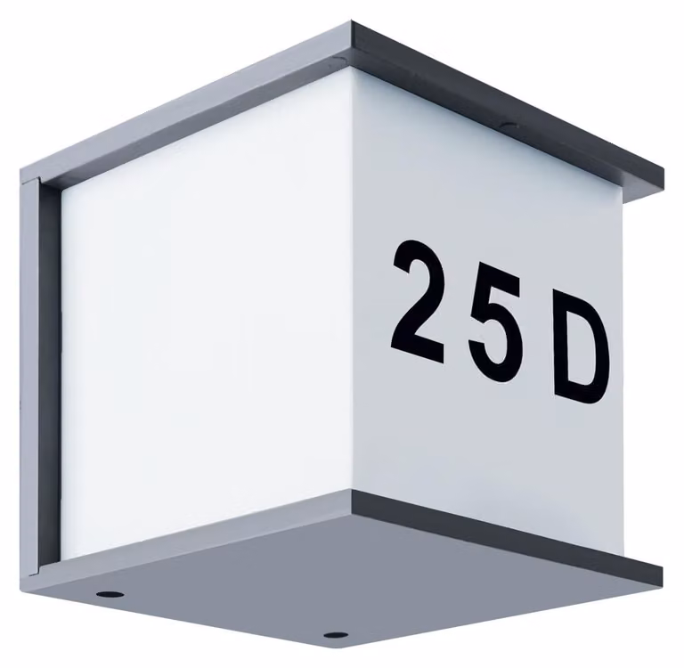 Strühm 03687 Lampada da parete per esterni 'MAXIM E27 GREY' IP54, adatta per uso esterno, sorgente luminosa sostituibile