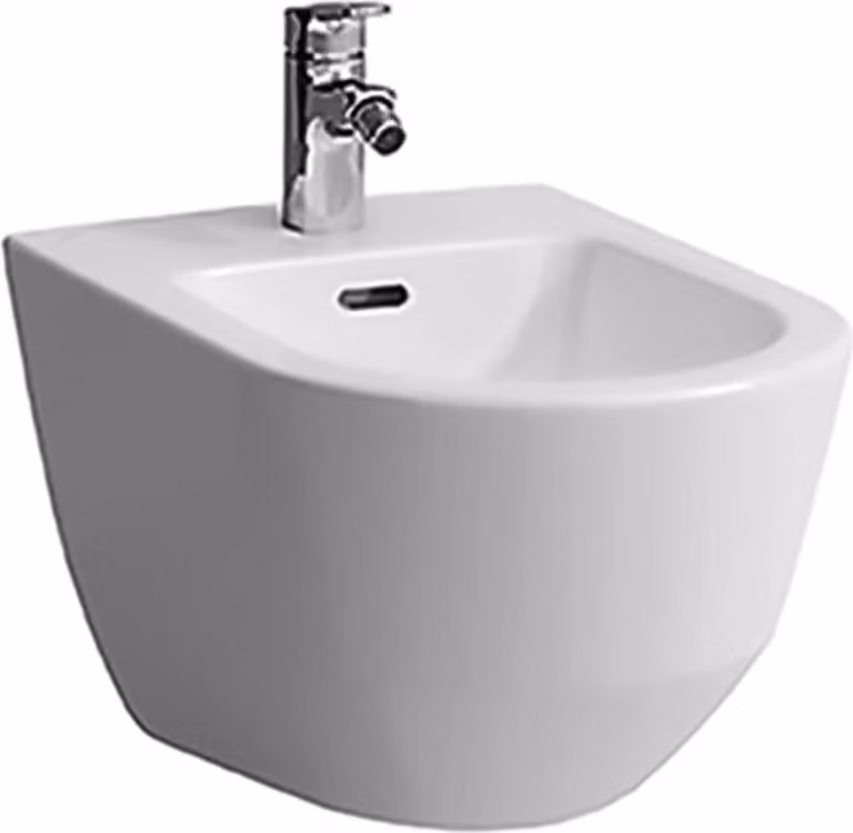 LAUFEN PRO Bidet mural, 1 trou pour robinet, 360x530mm, sans trou latéral pour larrivée deau, H8309524003021, H8309524003021