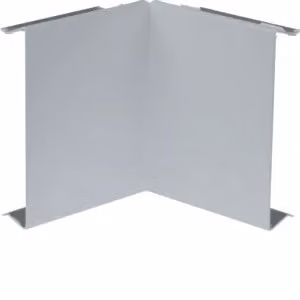 Copertura per angolo interno in lamiera d'acciaio per canale di parapetto BRS, parte superiore 80 mm, zincata