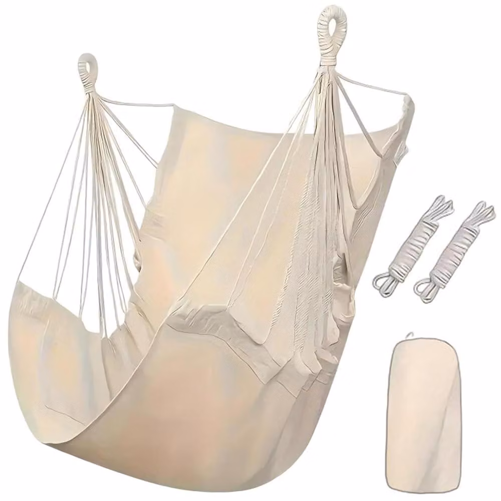 Poltrona sospesa comoda, ideale per interni ed esterni, perfetta per rilassarsi