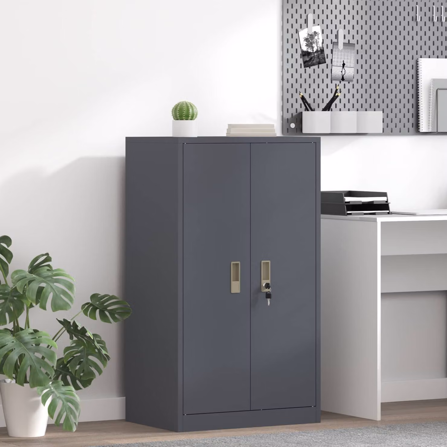 vidaXL Armadio Antracite 60 x 40 x 105 cm Acciaio