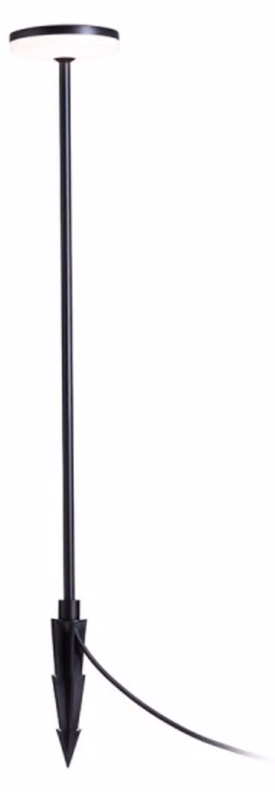 RED - DESIGN RENDL RENDL SEMPLICE 80 Lampada da terra / su picchetto, acrilico nero opaco, 230 V, LED 12 W, IP54, 3000 K, R14195