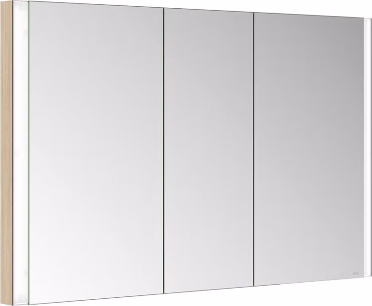 KEUCO SOMARIS Armoire de toilette encastrable 3 portes, avec miroir chauffant, 1200mm, 14514853101, 14514853101