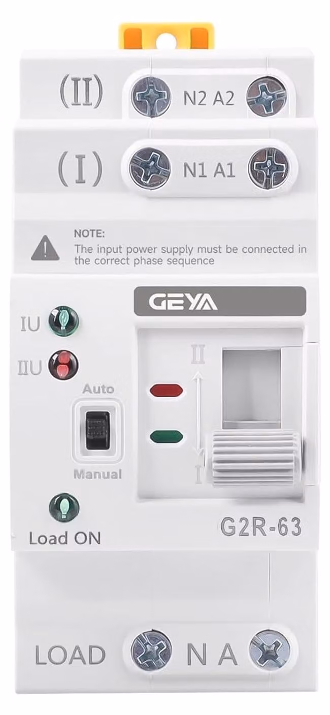 Mini commutatore automatico/manuale a doppia alimentazione, 40A, AC220V