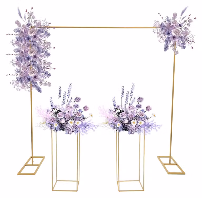Supporto per sfondo fotografico con fiori, ideale per matrimoni