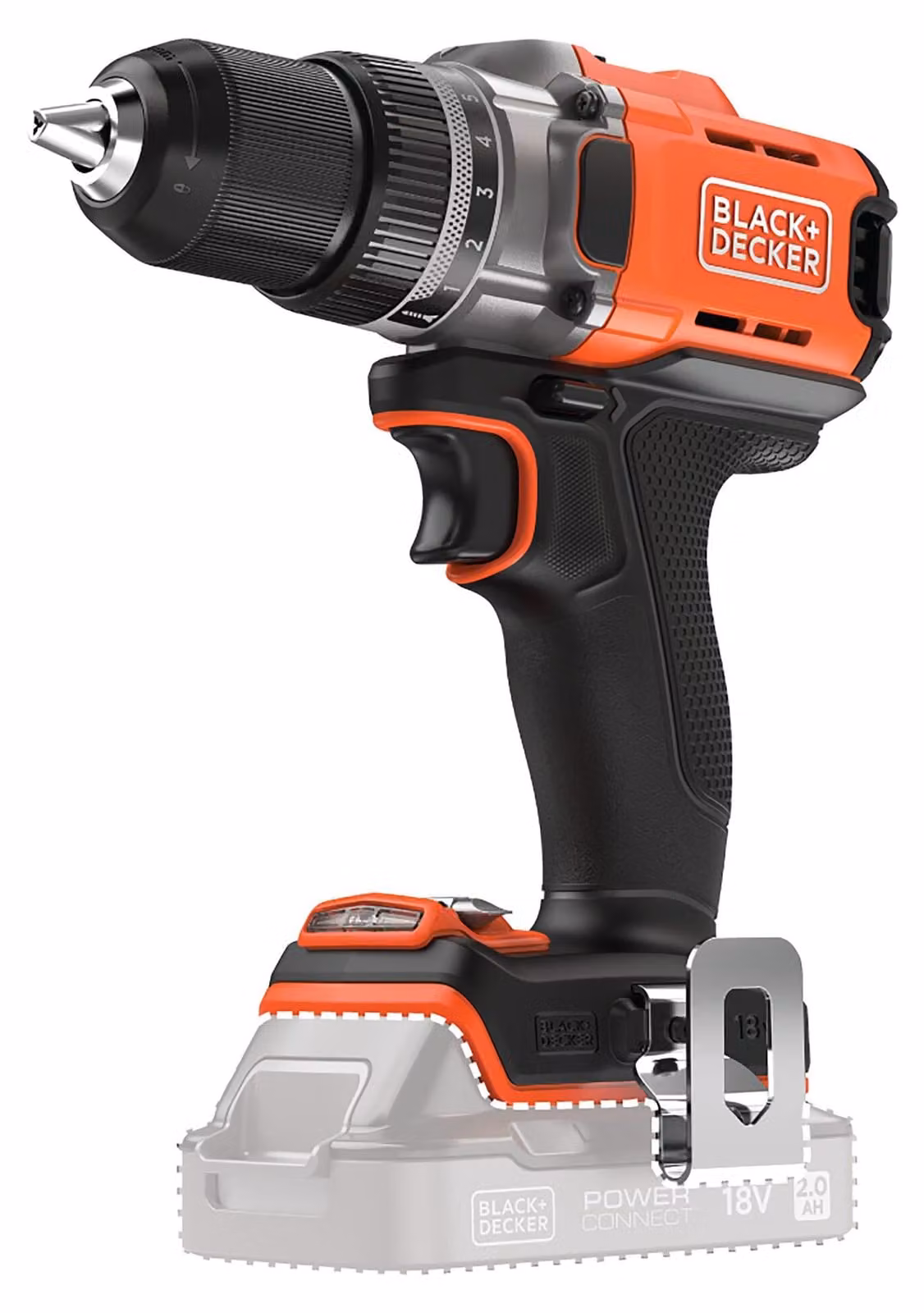 Black & Decker Akku-Bohrschrauber 18V, ohne Akku