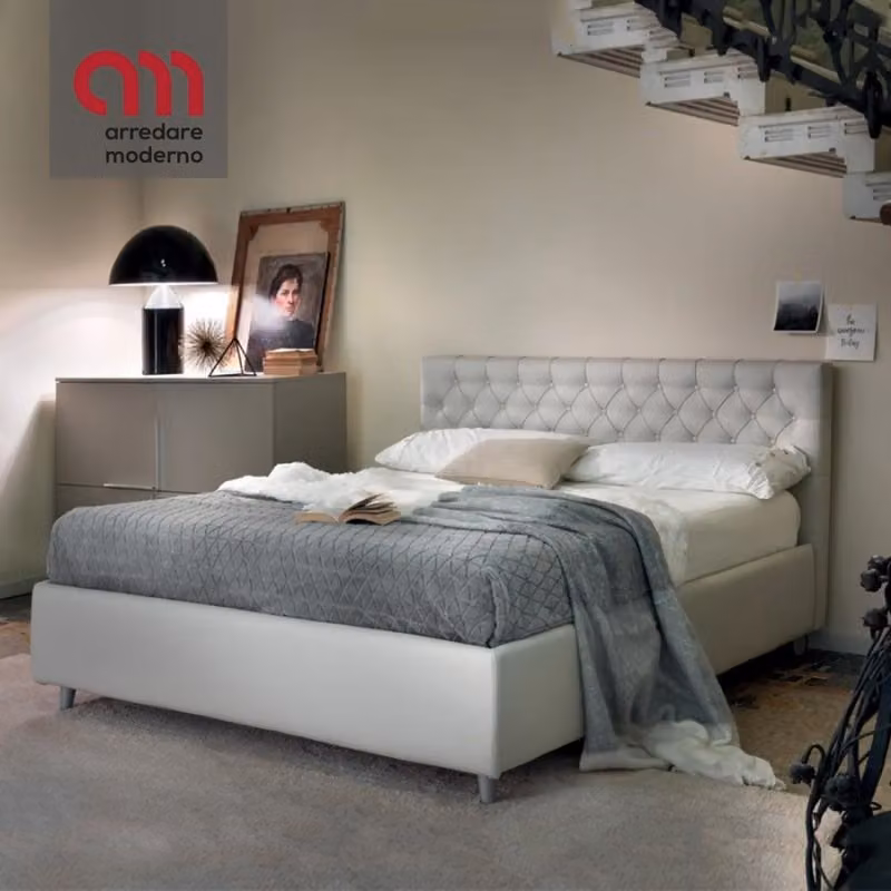 Letto Carlotta Ergogreen una piazza e mezza contenitore