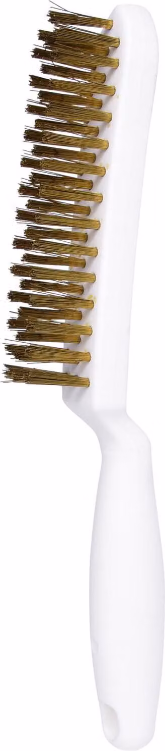 KS Tools Spazzola manuale in filo d'ottone a 3 file, 285 mm