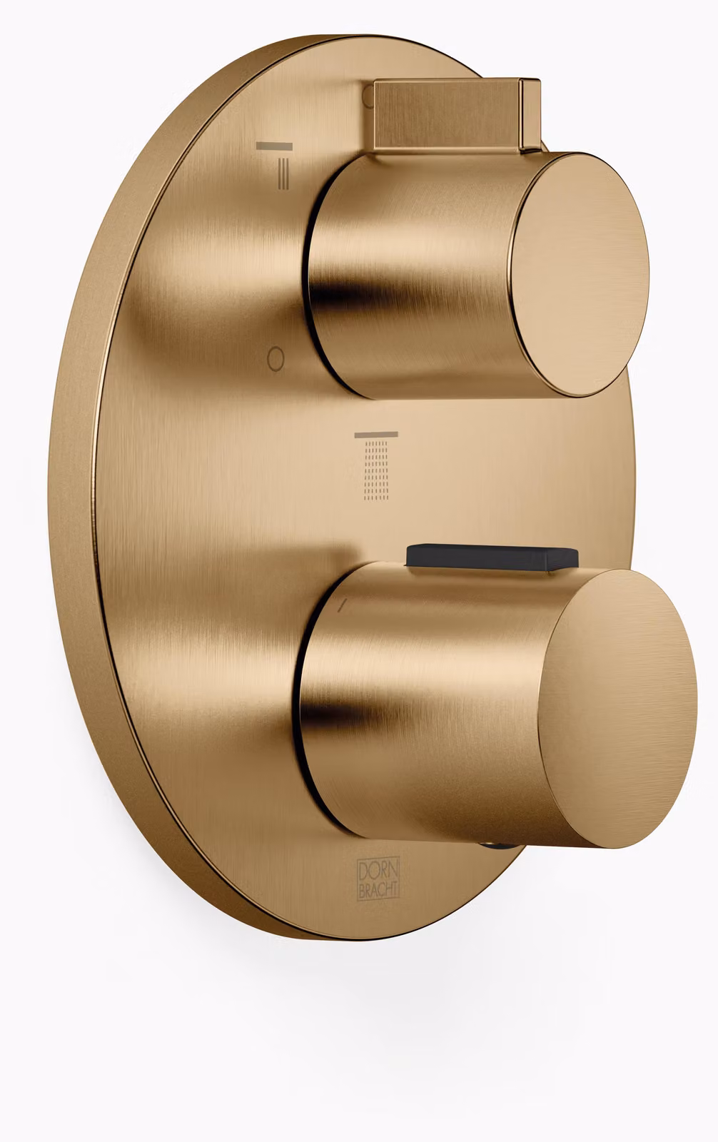 Thermostat encastré Dornbracht avec réglage de débit à trois voies, avec fonction d'arrêt, 36427970-39, 36427970-39