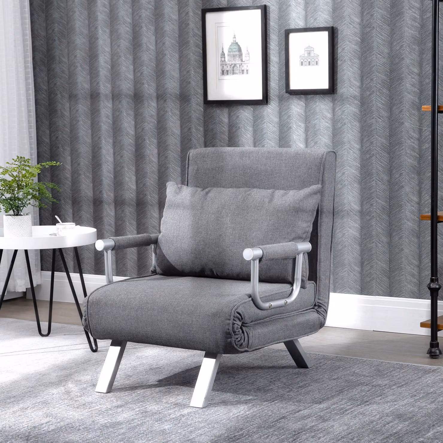 Divano letto - Letto a scomparsa - Poltrona letto - Letto aggiuntivo - Divano - 3 in 1, pieghevole - Schienale regolabile