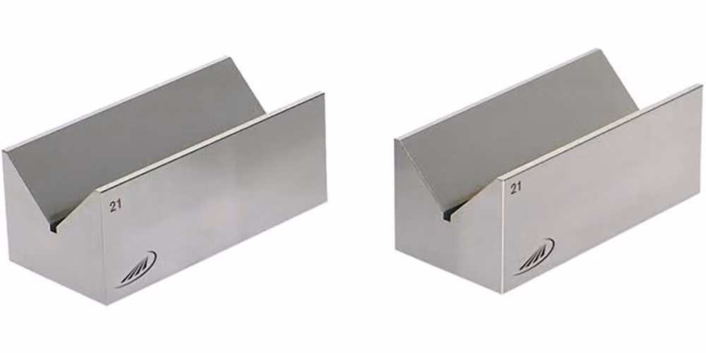Coppia di prismi Helios Preisser di precisione 150x55x45 mm