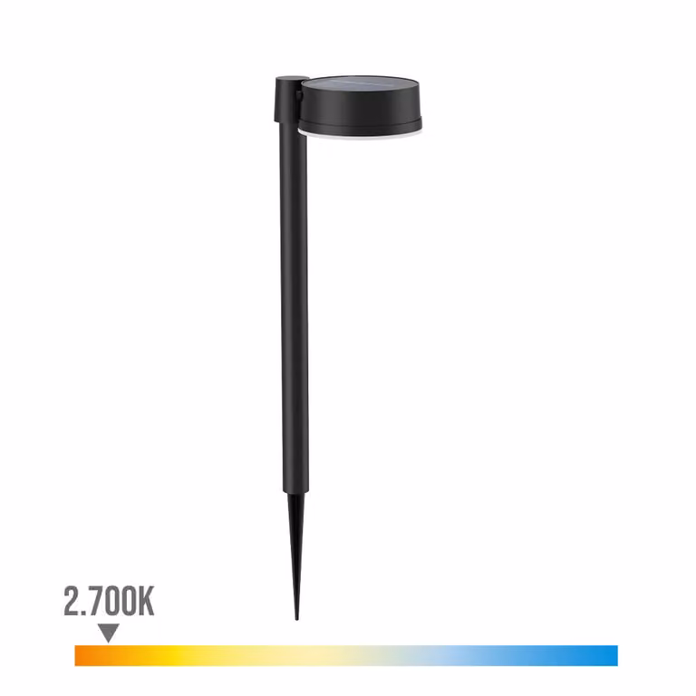 Philips Outdoor Solar Vynce Sockelleu spike round bw