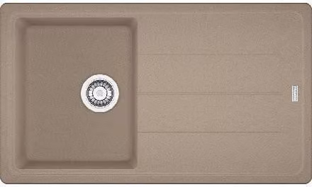 Franke Basis - Lavello Fragranite BFG 611-86, 860x500 mm, cashmere 114.0494.911