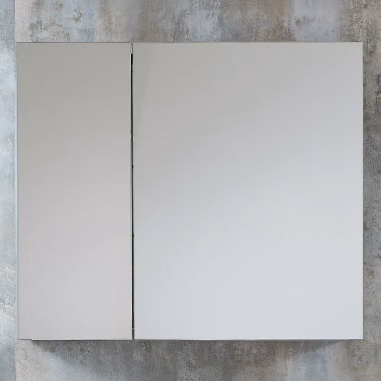 Armadietto a Specchio 760x660mm - Contenitore Bagno - Design Moderno