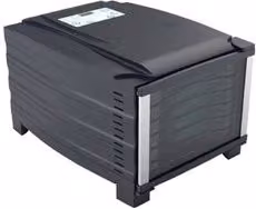 Essiccatore Alimentare Digitale R.G.V. 800W con 6 Vassoi, Display Digitale e Timer, Colore Nero