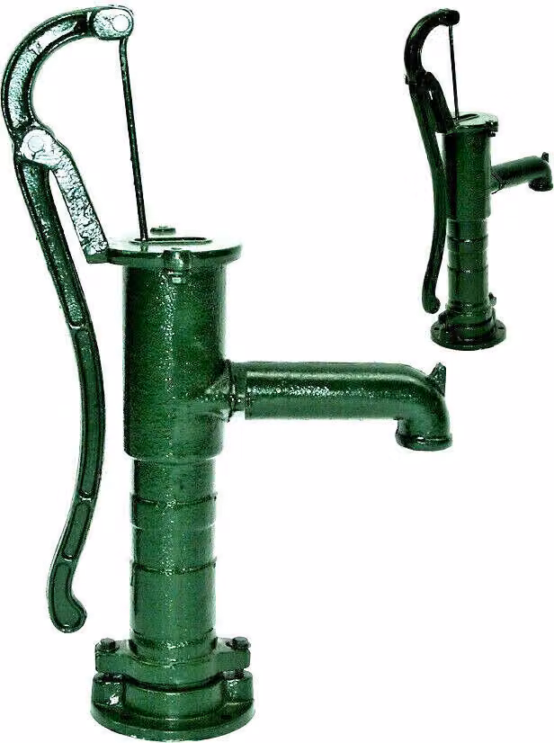 Pompa a manovella in ghisa GRÜN Pompa manuale 55916 Pompa a manovella manuale Pompa da giardino