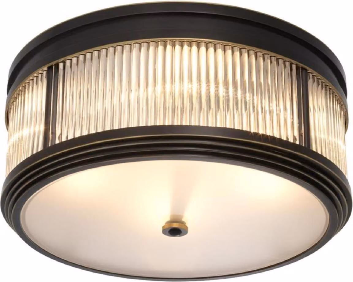 Casa Padrino plafoniera bronzo / bianco Ø 40,5 x H. 18,5 cm - qualità