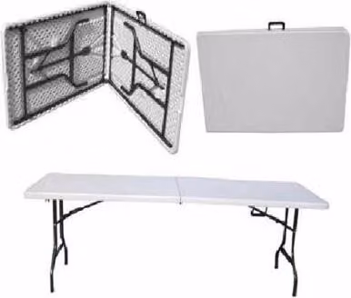Tavolo da giardino pieghevole - in plastica, lunghezza 240 cm