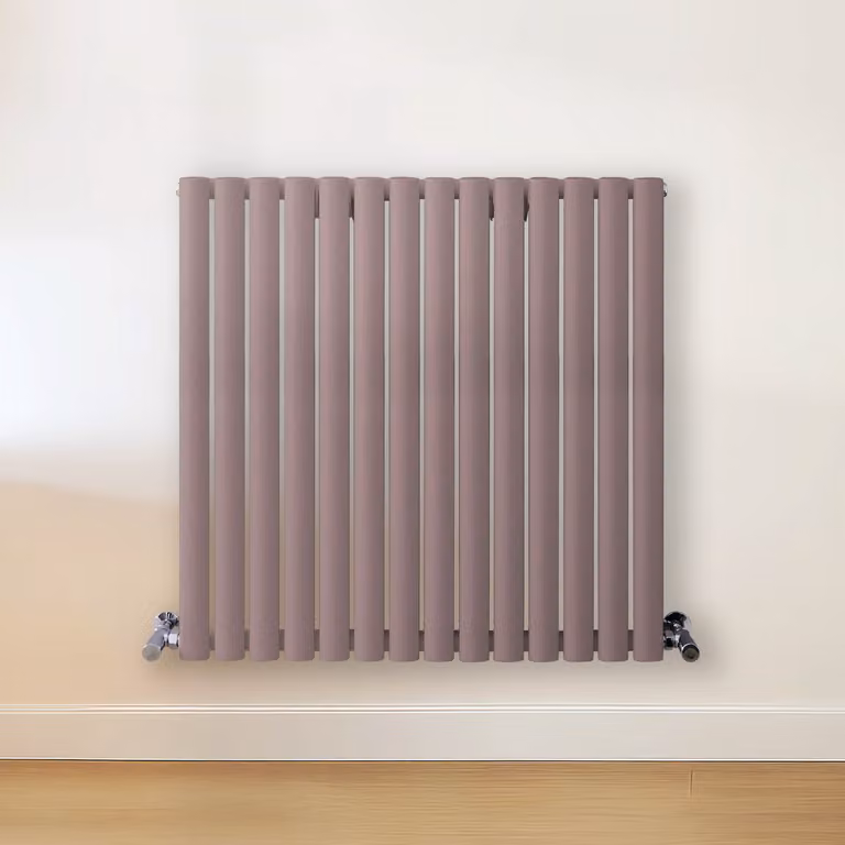 Radiatore di Design Orizzontale Viola (Dahlia Viola) - 800mm x 826mm - Pannello Doppio  - Revive