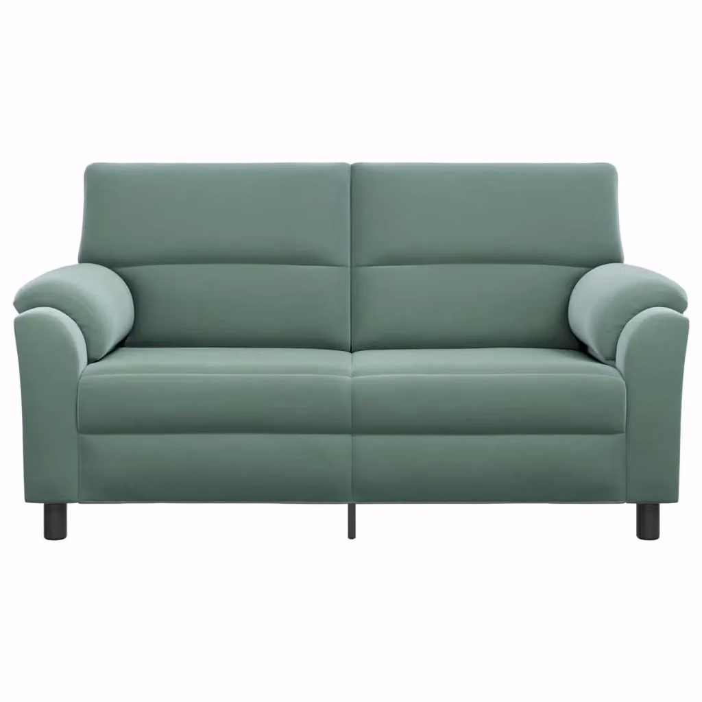 Divano moderno in velluto verde vidaXL L: 174 cm, P: 85 cm, H: 93 cm – 2