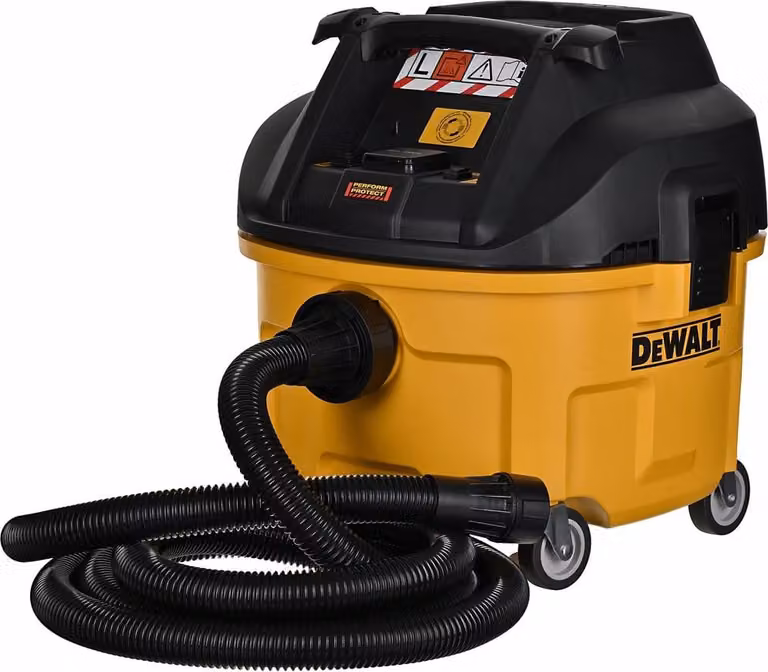 DeWALT DWV901L dust extractor Black. Yellow 30 L 1400 W