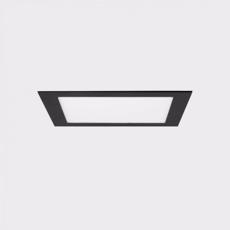 KOHL LIGHTING KOHL-Lighting DISC SQ apparecchio da incasso con cornice 225X225 mm nero 20 W CRI 80 4000K DALI