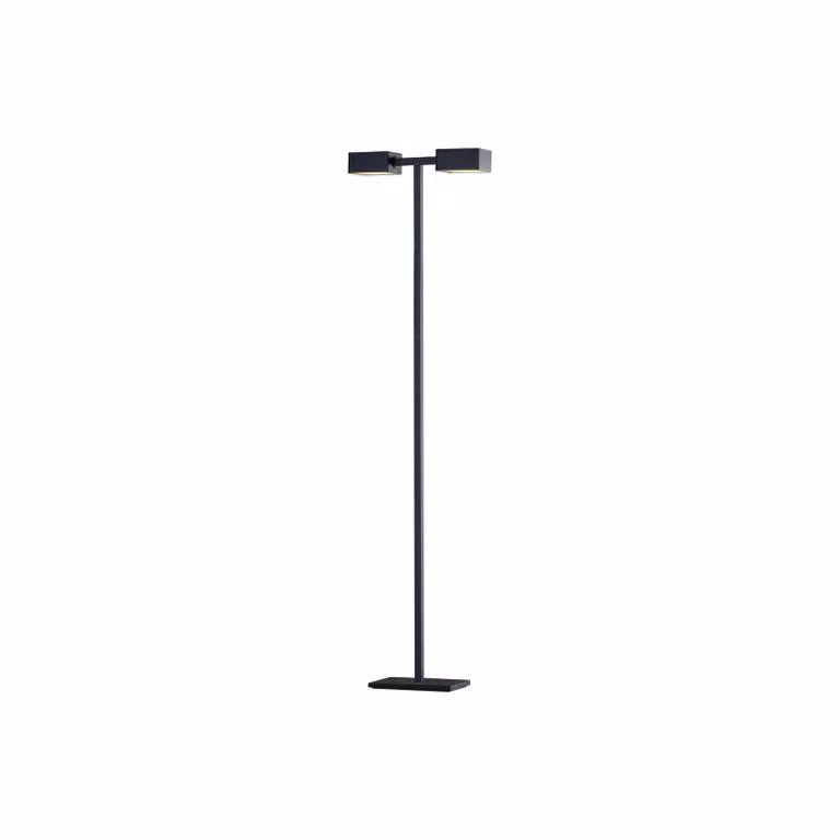 Viokef Lampada da terra a LED Nosto, Nero, Soggiorno / Sala da pranzo, Metallo, Lampada LED da terra