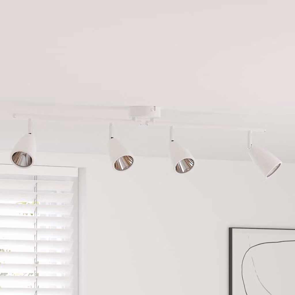 Faretto da soffitto Bianco 70 x 12,5 x 10,5 cm Metallo
