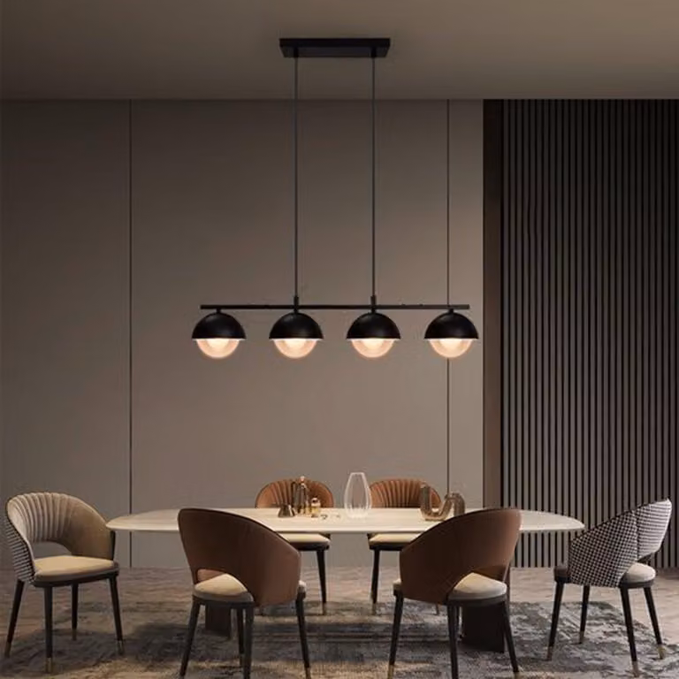 Lampada a sospensione vintage - Struttura in ferro battuto - Lampada da soffitto per interni - Stile industriale
