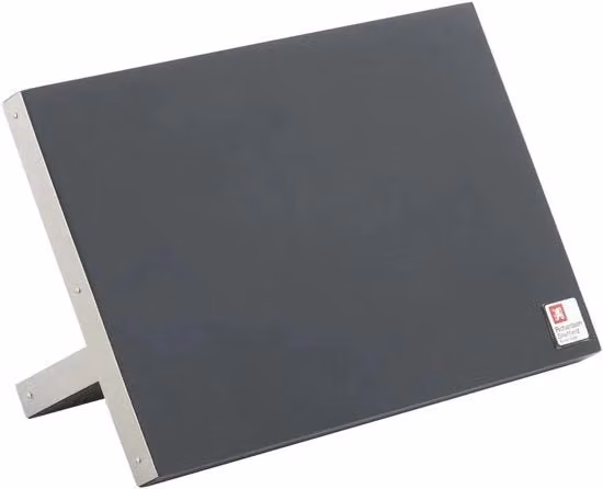 Blocco di misurazione Zwilling con striscia magnetica integrata in acciaio inox e legno di gomma, Nero/Argento