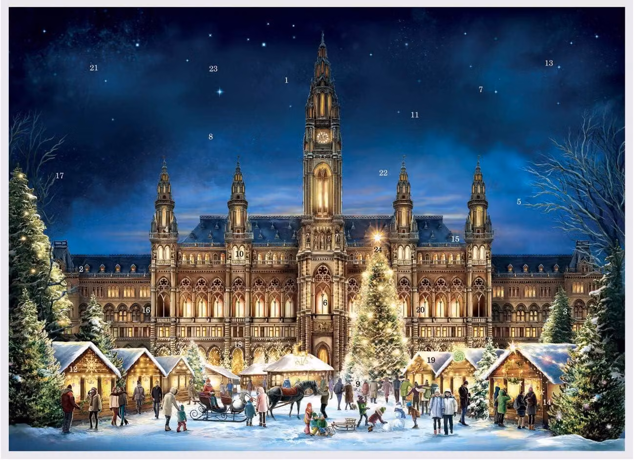Calendario dell'Avvento del Comune di Vienna: Calendario dell'Avvento in carta