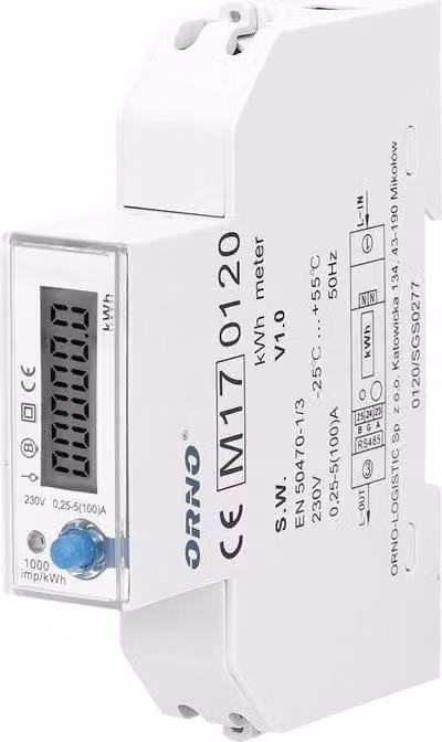 Orno OR-WE-525 Contatore elettrico monofase
