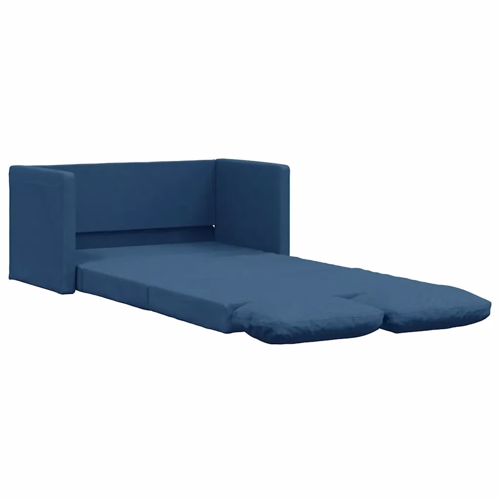 Divano Letto 2 in 1 vidaXL Blu Moderno L: 112 cm, P: 174 cm, H: 55 cm – 2