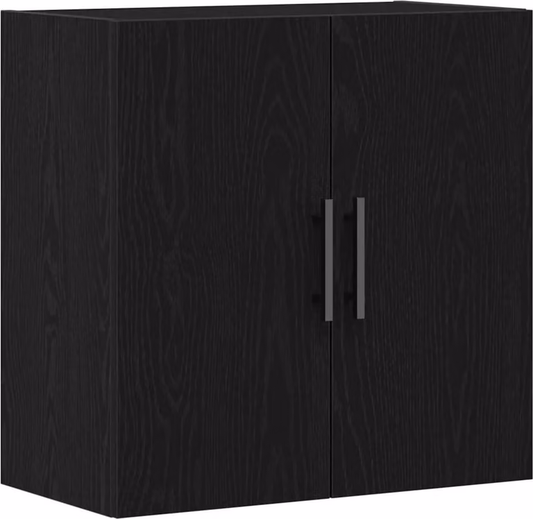 Armadietto a muro Rovere Nero 60 x 31,5 x 60 cm