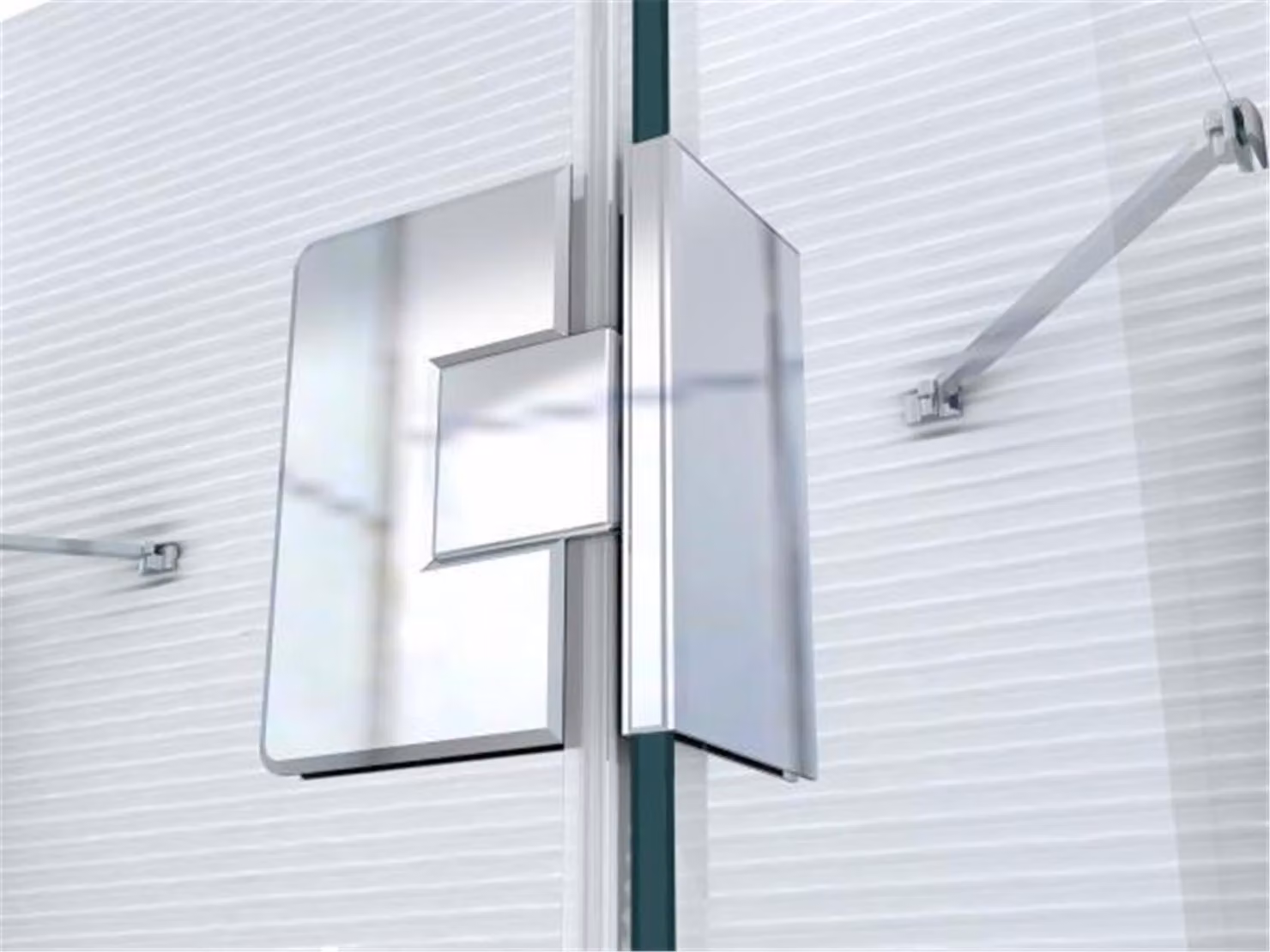 Glaszentrum Hagen: Kit per porta doccia - Cerniera per porta doccia