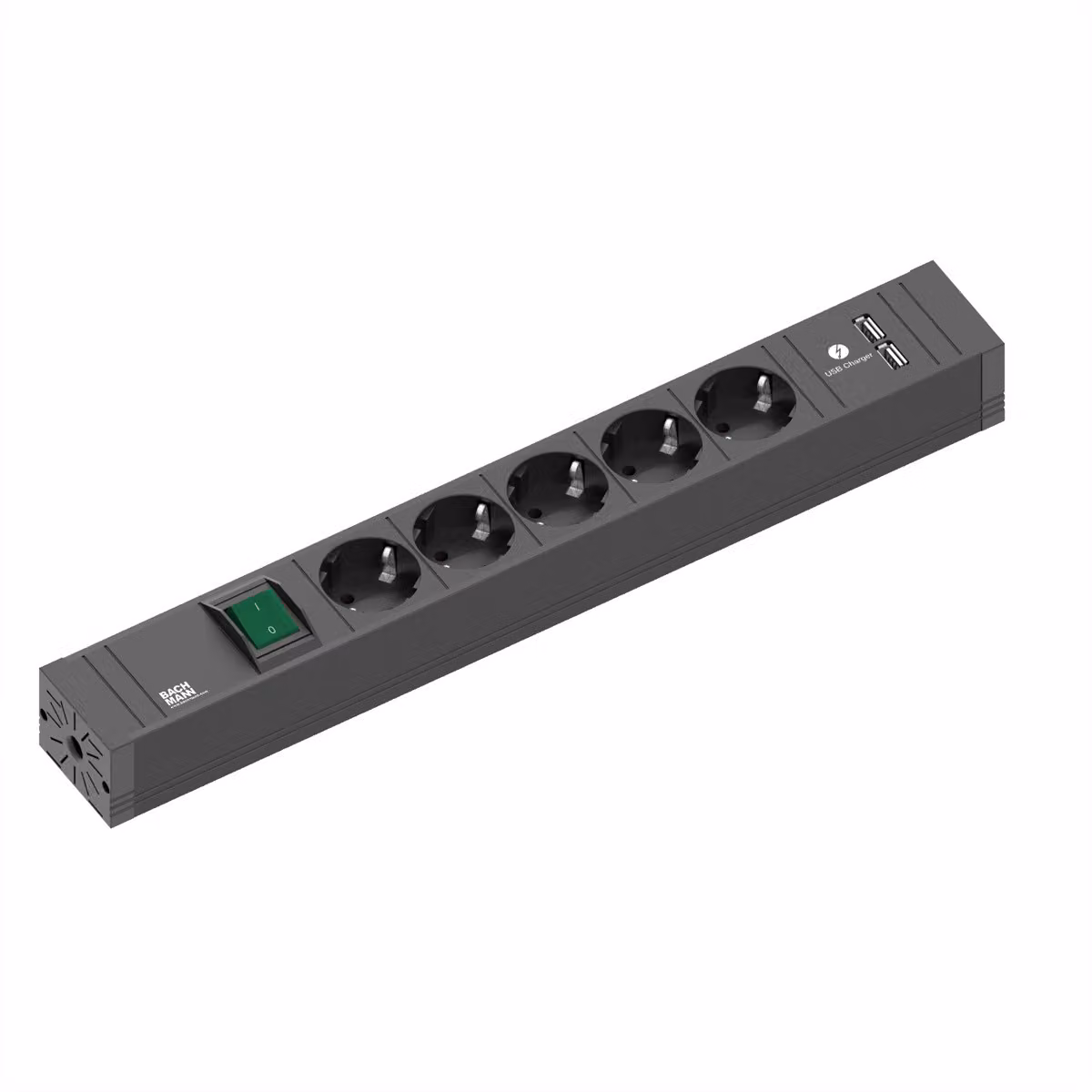BACHMANN CONNECT LINE 5xcontatto di protezione, interruttore USB A&A 15W
