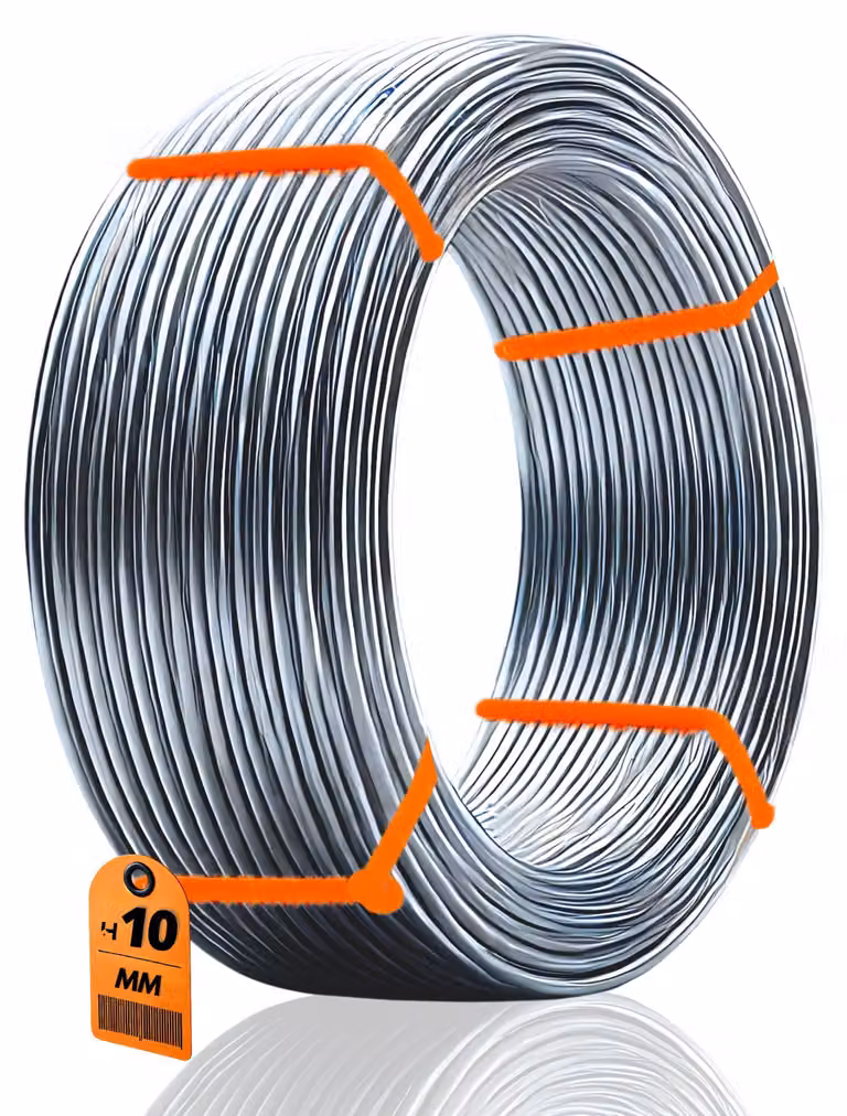 Haus-Held Conduttore tondo per parafulmine AlMgSi 10 mm, 85 m