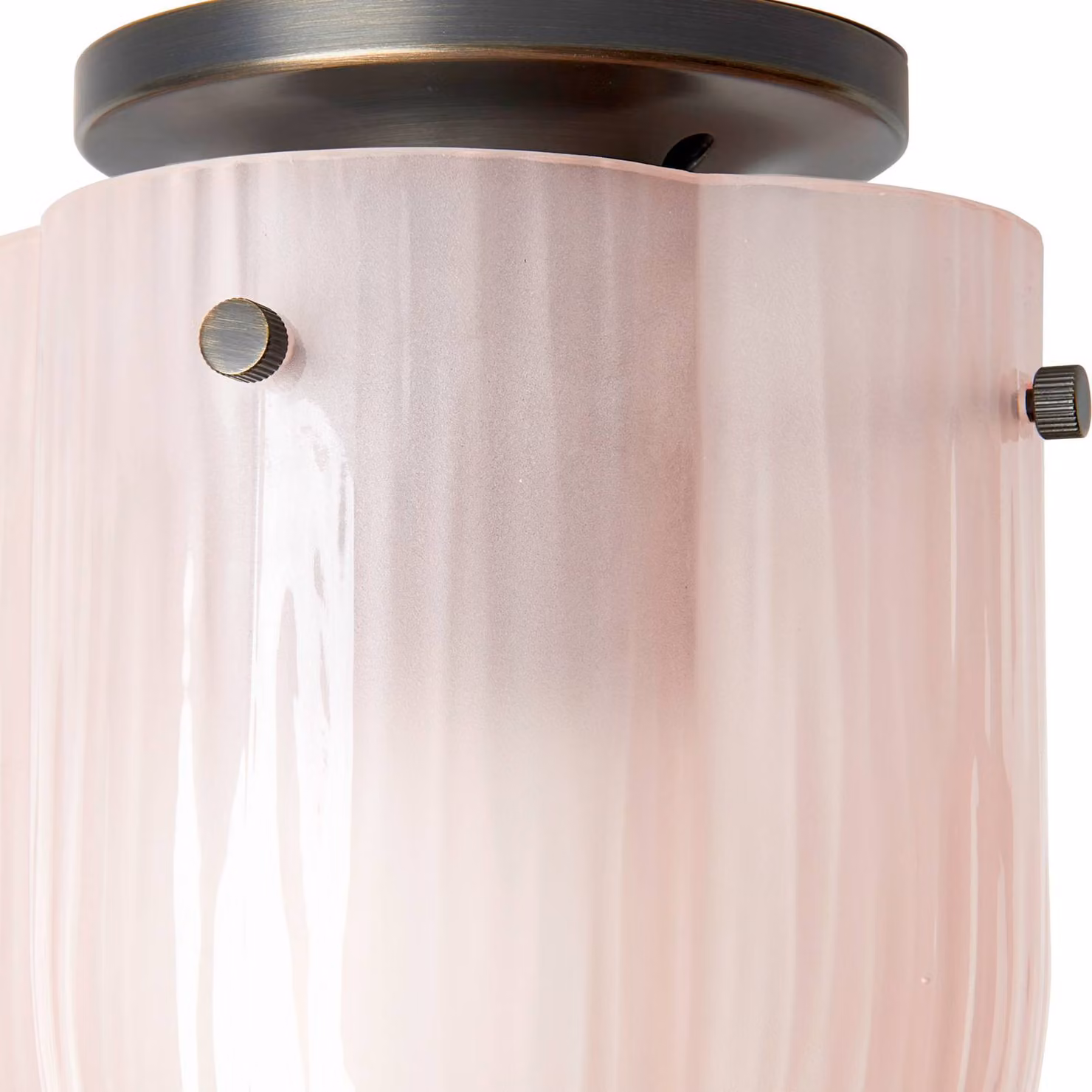 GUBI Plafoniera di design Seine, dimmerabile, Violetto / Fucsia / Rosa, Soggiorno / Sala da pranzo, Vetro, Design, Plafoniera